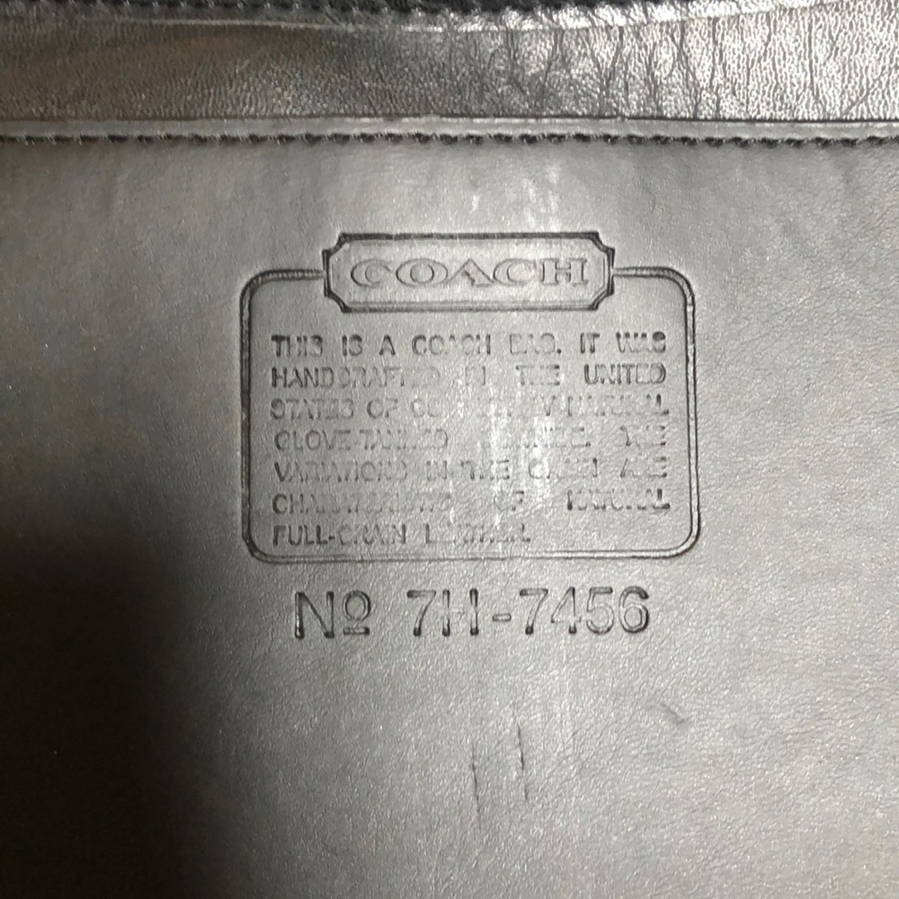 COACH Leather Bag Purse - Picture 7 of 8